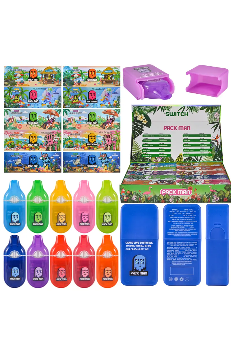 Europ Packman 1g+1g Summer Edition Dual Chamber 200pcs/lot