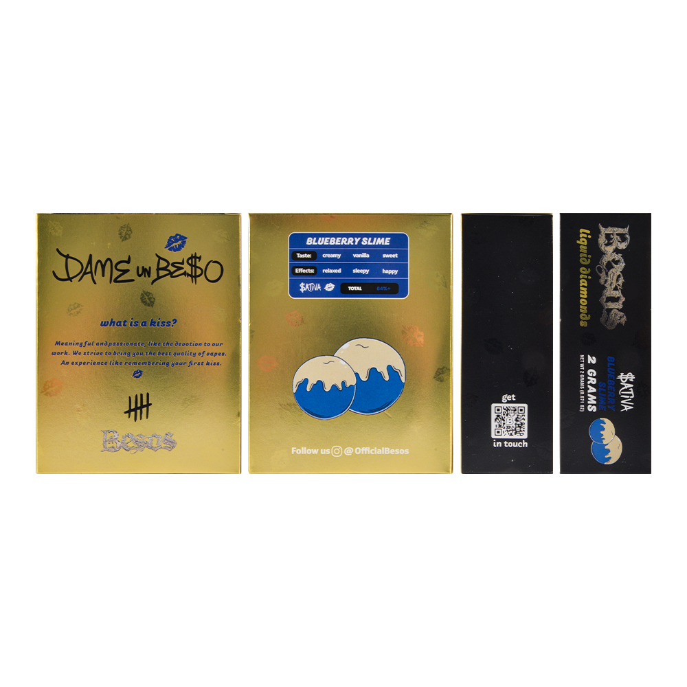 USA Besos Gold 2g Empty Disposable Vape Pen 
