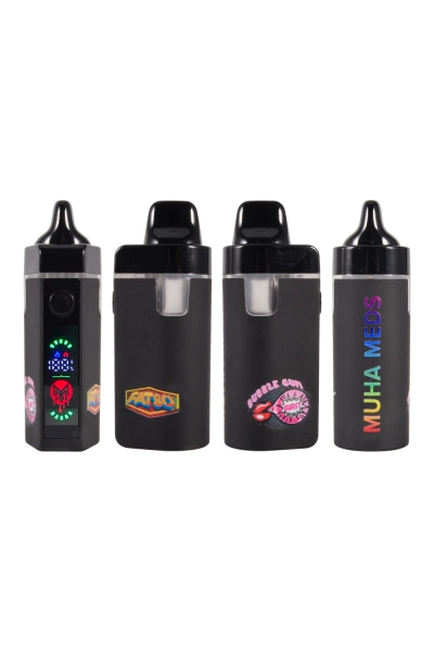 Muha Meds Dual Chamber 1g+1g Empty Disposable Europ Warehouse 200pcs/lot 01