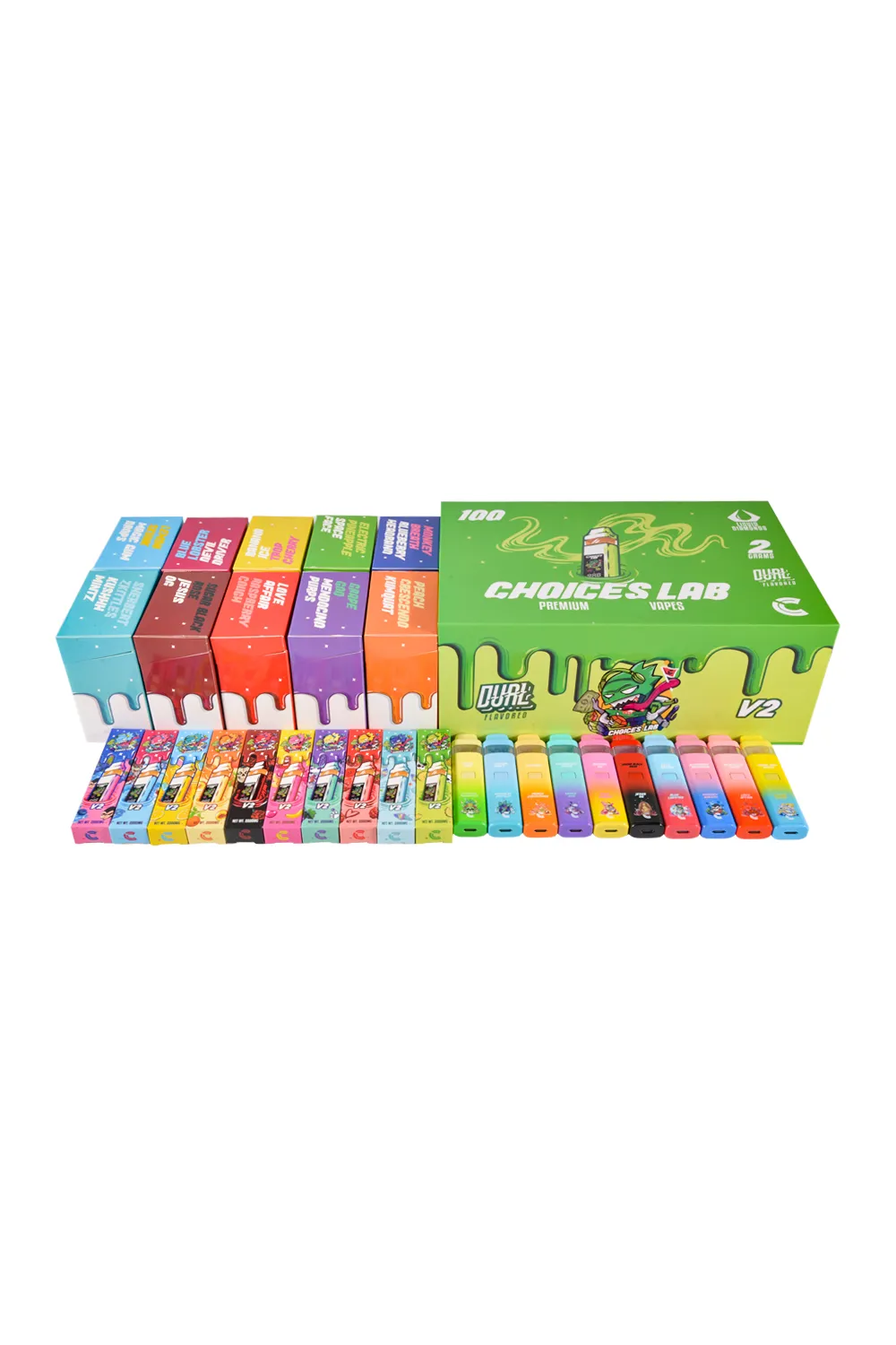 USA Stock Choices Lab Dual Flavor 2g Empty Disposables