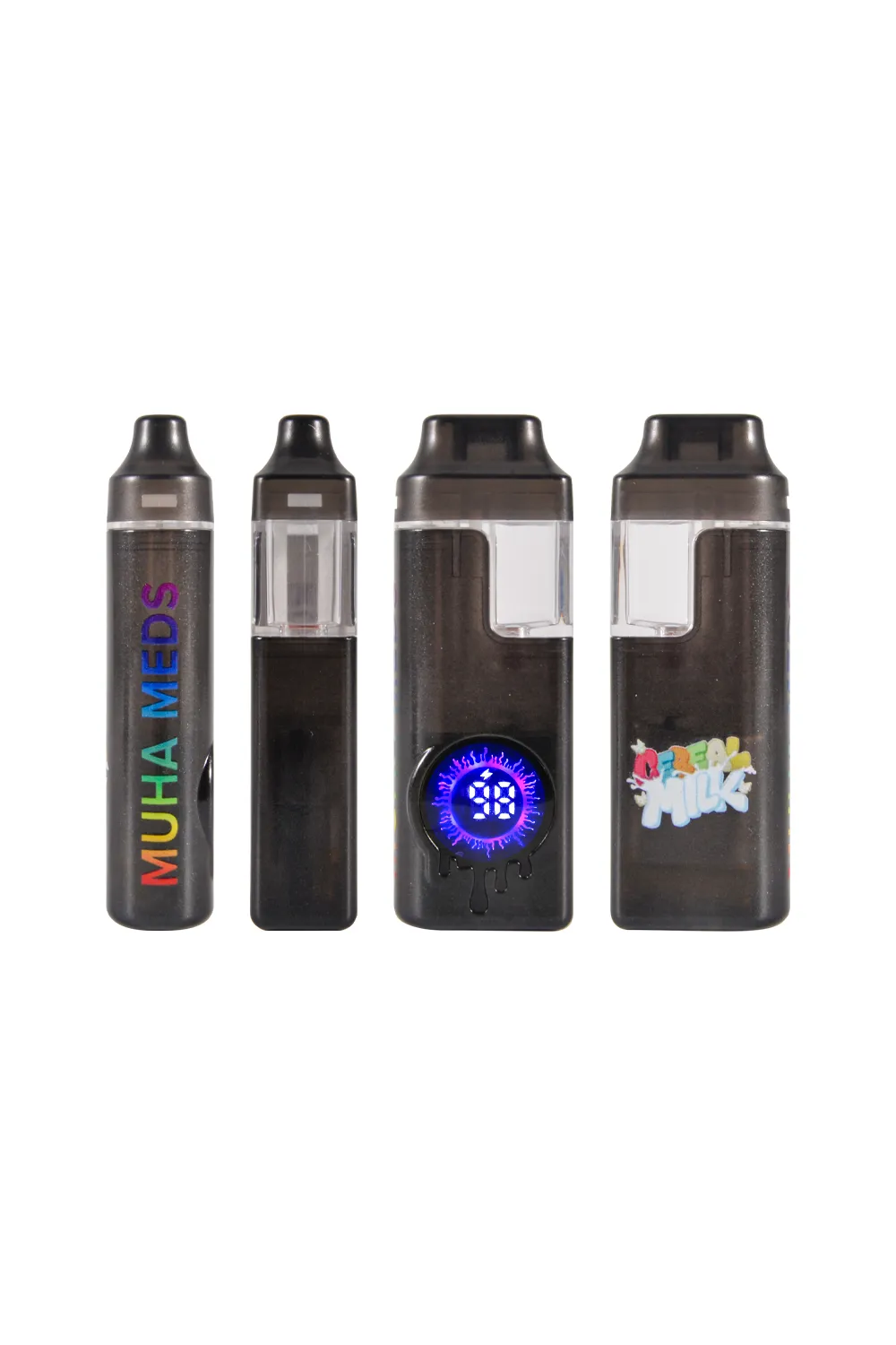 Muha Meds LED Display 2g Empty Disposable Wholesale 100 Packs