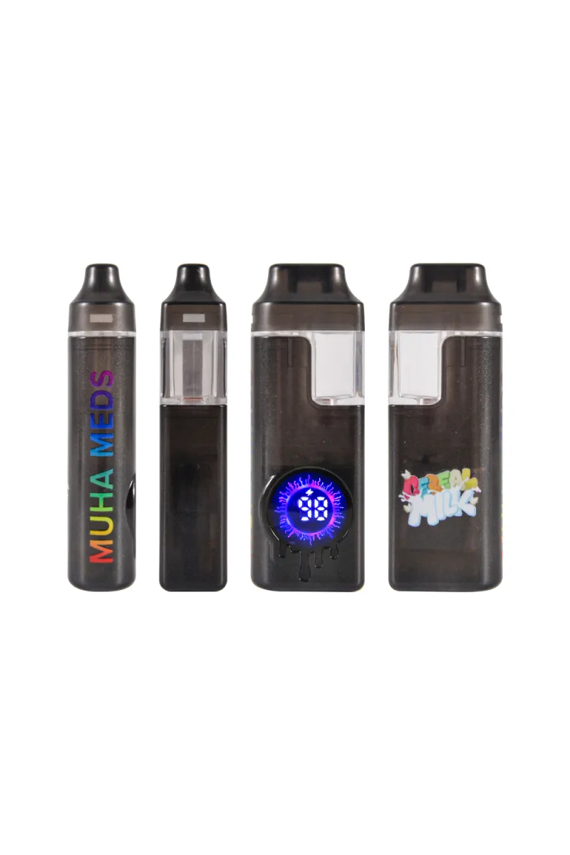 Muha Meds LED Display 2g Empty Disposable Wholesale 100 Packs