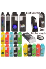 Muha Meds LED Display 2g Empty Disposable Wholesale 100 Packs