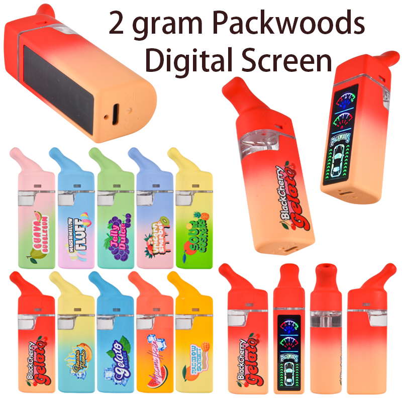 Wholesale Packwoods 2g Vape Dispo With Digital Screen 