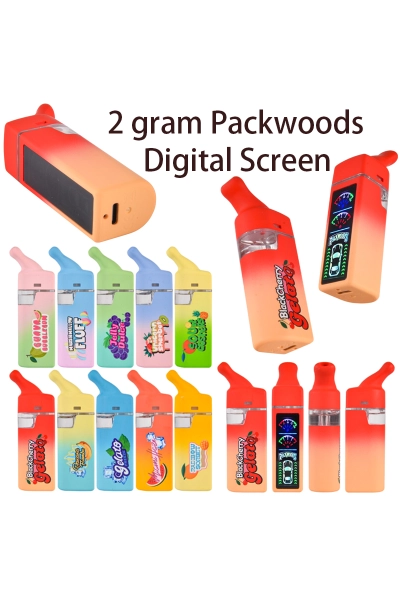 Wholesale Packwoods 2g Vape Dispo With Digital Screen  01