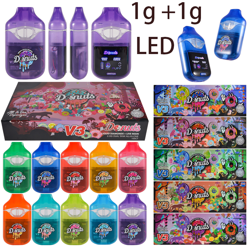 Europe Donuts Switch V3 1g+1g Dual Chamber Empty Dispo