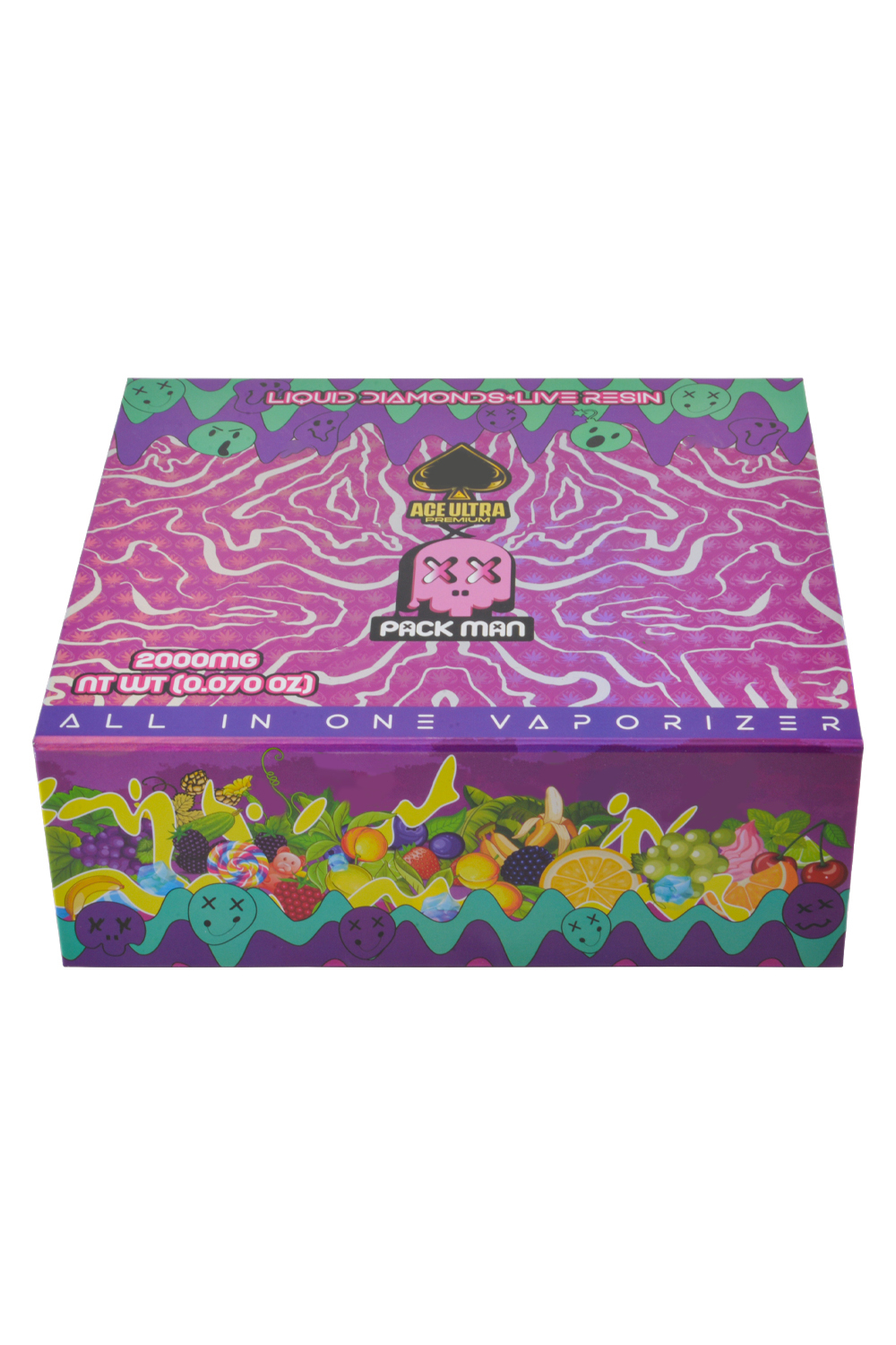 Europ Stock Ace X Packman 1g Empty Disposable Vape