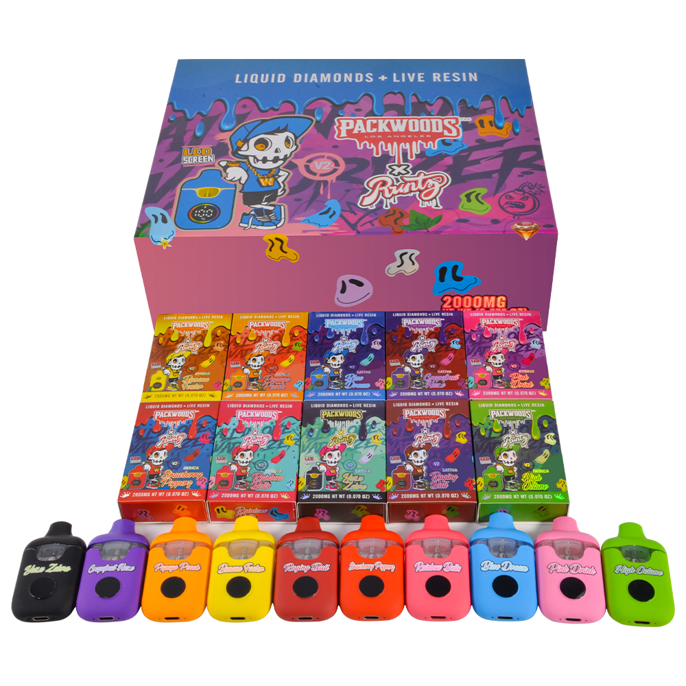 Wholesale Packwoods Runtz V2 1g Vapes Empty Dispo in Europ