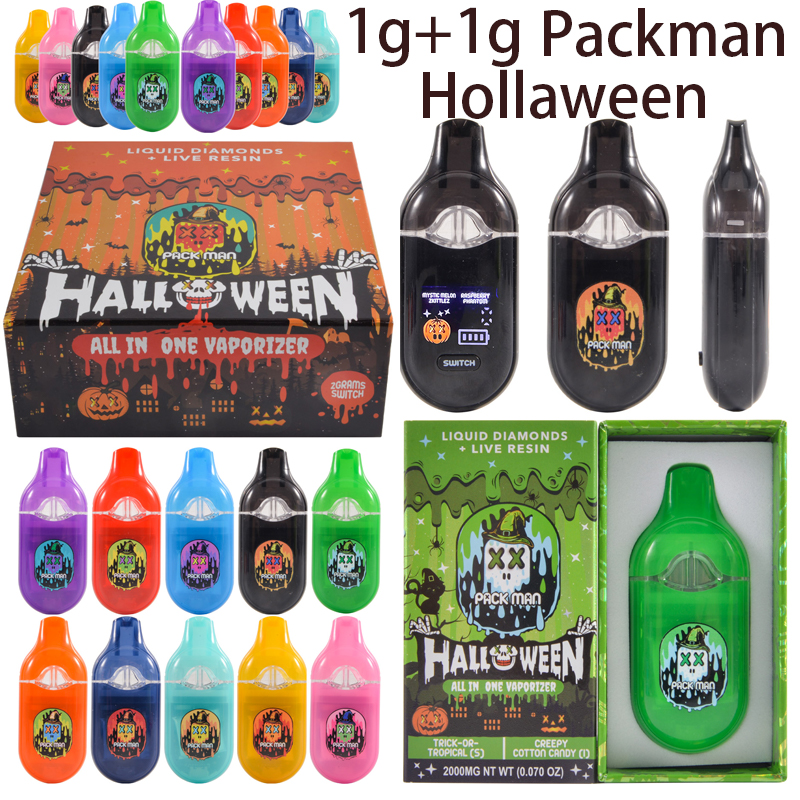 USA Packman Halloween Edition 1g+1g Dual Chamber Empty Vape