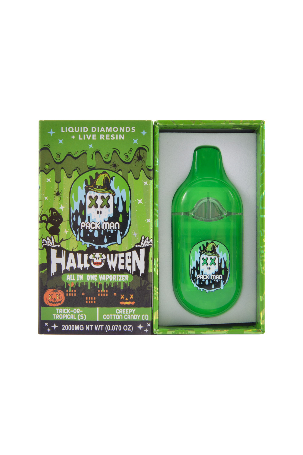 USA Packman Halloween Edition 1g+1g Dual Chamber Empty Vape