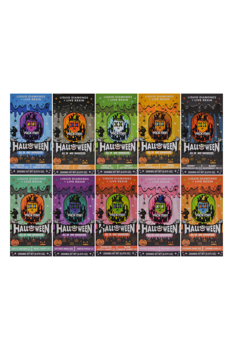 USA Packman Halloween Edition 1g+1g Dual Chamber Empty Vape