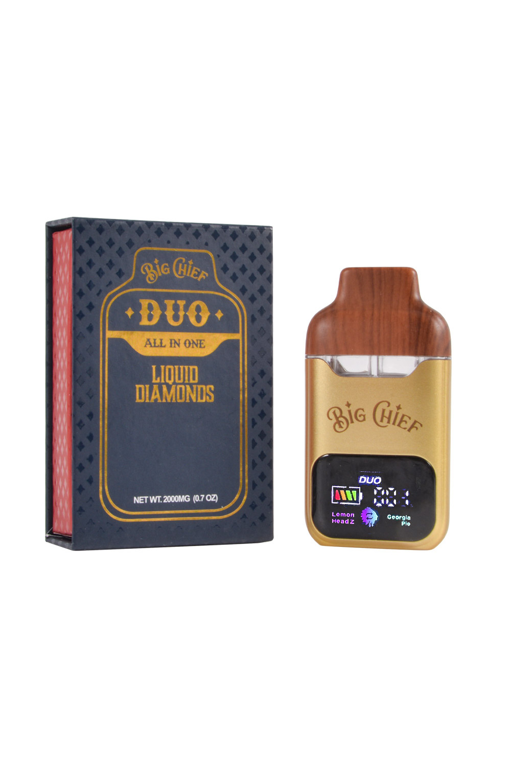 Big Chief Double The Flavors 1g+1g Empty Vape Dispo