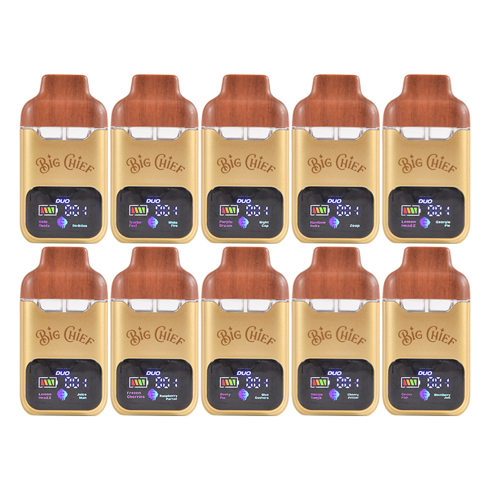 USA Stock Gold Big Chief Dual The HIT 2g Disposables