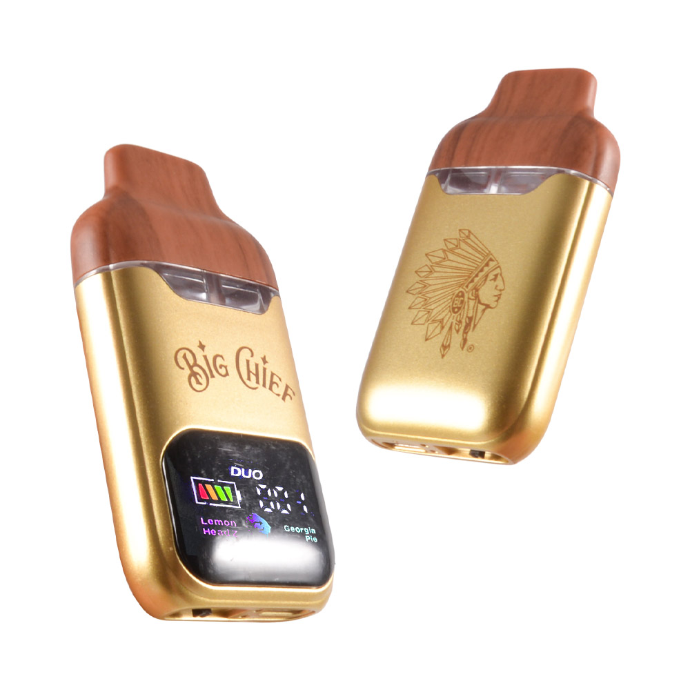 USA Stock Gold Big Chief Dual The HIT 2g Disposables
