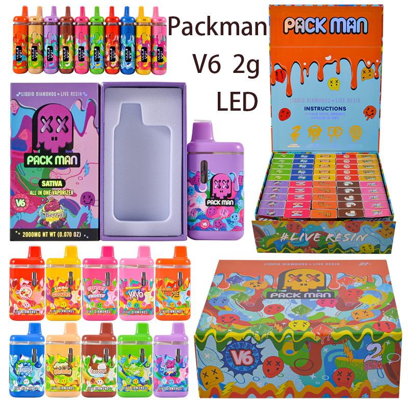 Europ Stock Pack man V6 2g Empty Dispo Vape