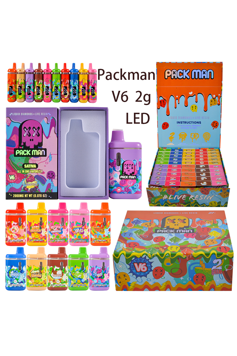 Europ Stock Pack man V6 2g Empty Dispo Vape