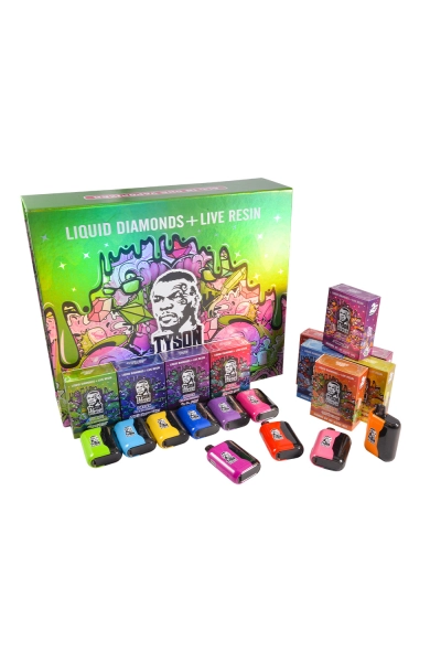 100 Packs Tyson Punch 2g Empty Disposable With LED Screen  01