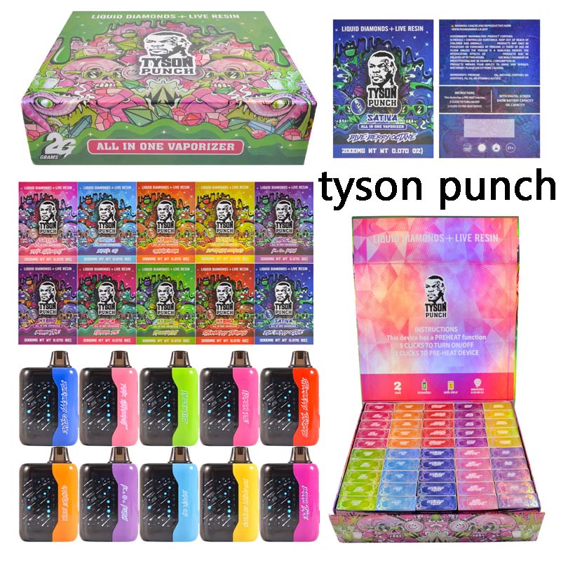 USA Stock 2g Tyson Punch Empty With the Screen 