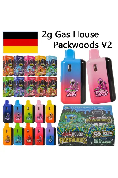 Europe Stock Gas House Packwoods V2 2g Empty Vape Dispo 01