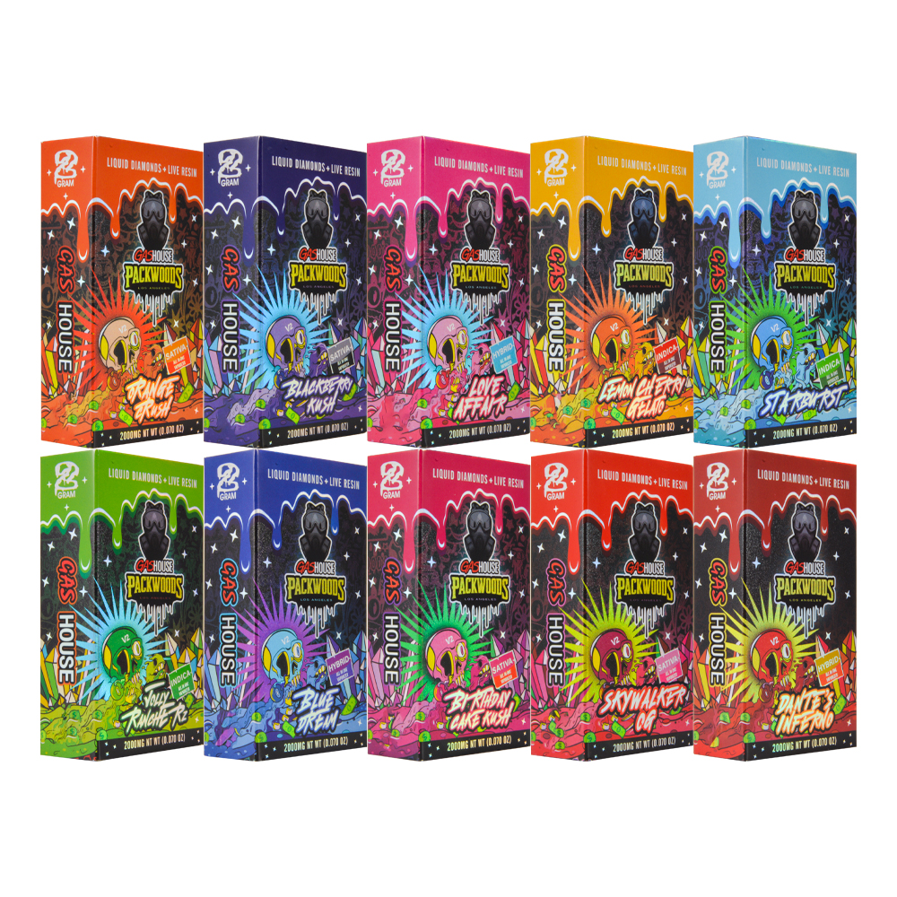 Europe Stock Gas House Packwoods V2 2g Empty Vape Dispo