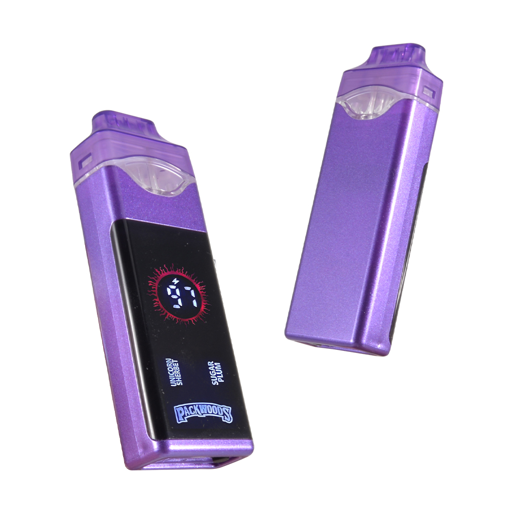 Dual Chamber Packwoods 1g+1g With LED Screen Empty Disposable