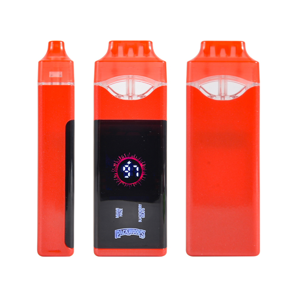 Dual Chamber Packwoods 1g+1g With LED Screen Empty Disposable