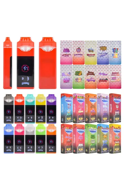 Dual Chamber Packwoods 1g+1g With LED Screen Empty Disposable 01