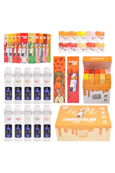 USA Stock Choices Lab White 2g Dual Vape Dispo 01