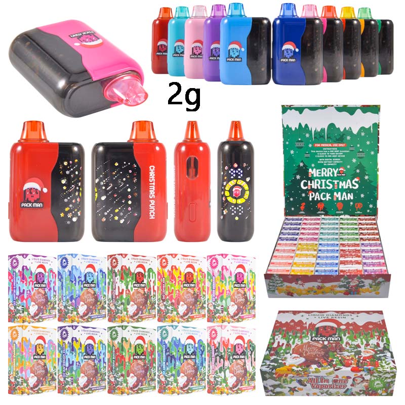 LED Screen Packman Christmas 2g Empty Disposable  