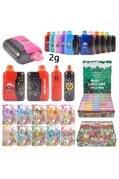 LED Screen Packman Christmas 2g Empty Disposable   01