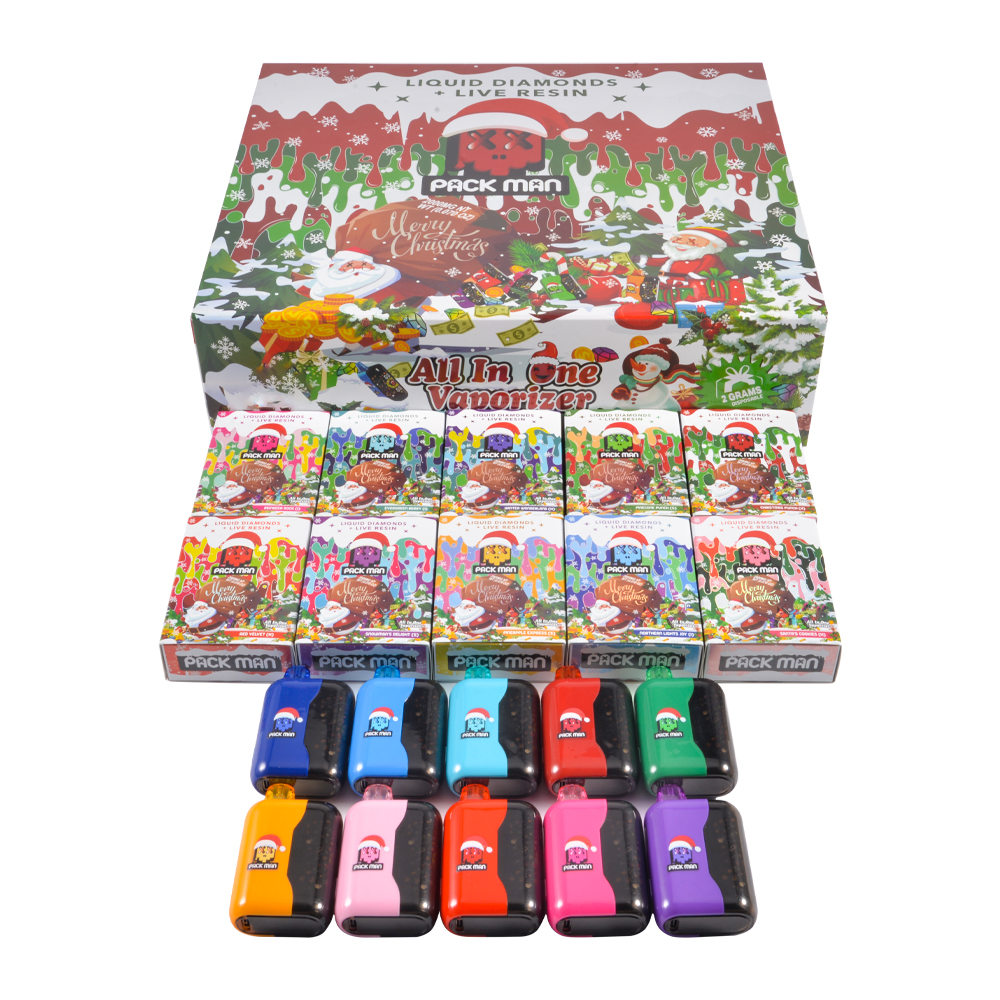 LED Screen Packman Christmas 2g Empty Disposable  