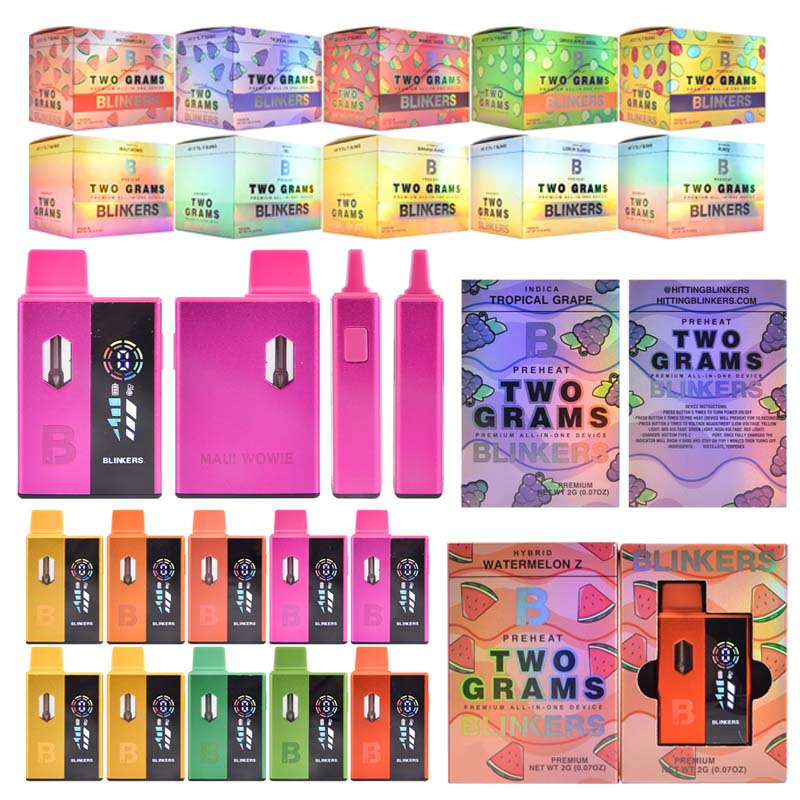 Blinkers 2ml Empty Disposable Vape With LED Screen