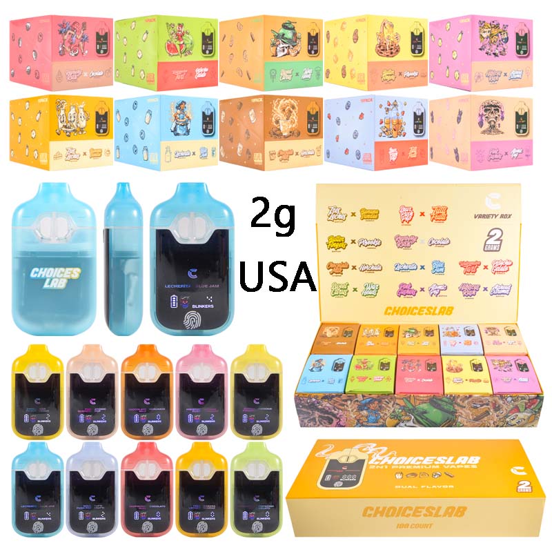 USA 2g Choices Lab Fringerprint Empty Dispo With Large Screen