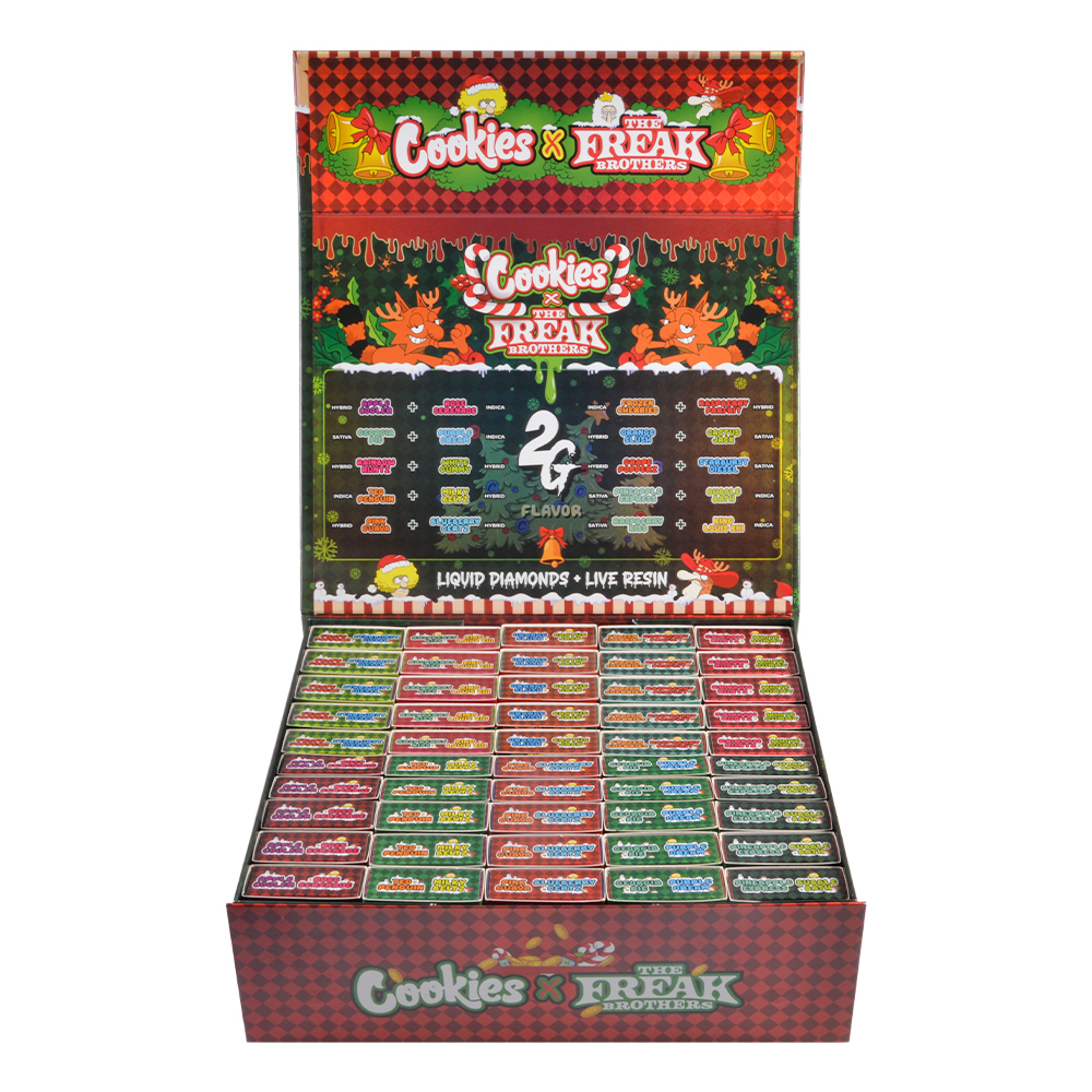 Cookies X Freak Brothers Christmas Edition 1g+1g Empty Disposable