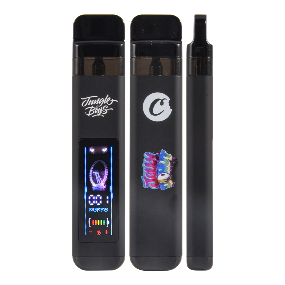 LED Screen Jungle Boys X Cookies 1ml Empty Disposable Vape