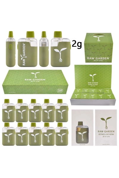 USA Stock Raw Garden 2g Empty Disposable Vape 01