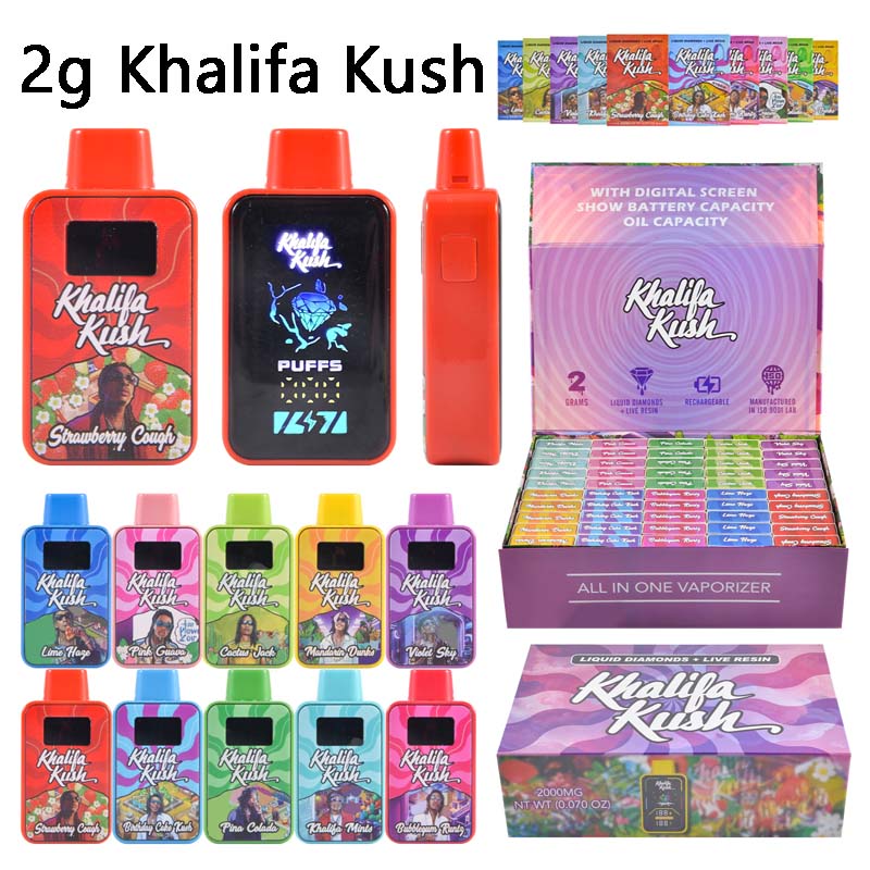 Khalifa Kush 2g Empty Vape Dispo in Bulk