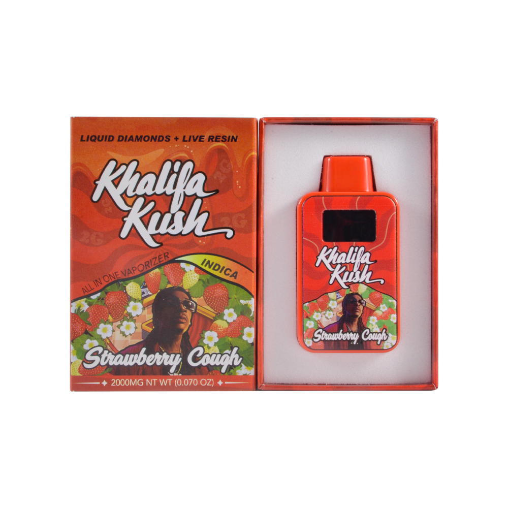 USA Khalifa Kush 2g With LED Screen Empty Disposable