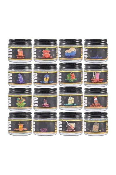 USA Besos Black Wax Jars Galss Jars 02