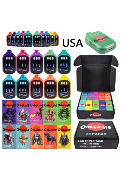 USA Omakase Empty Vape Dispo 3 Chambers 01