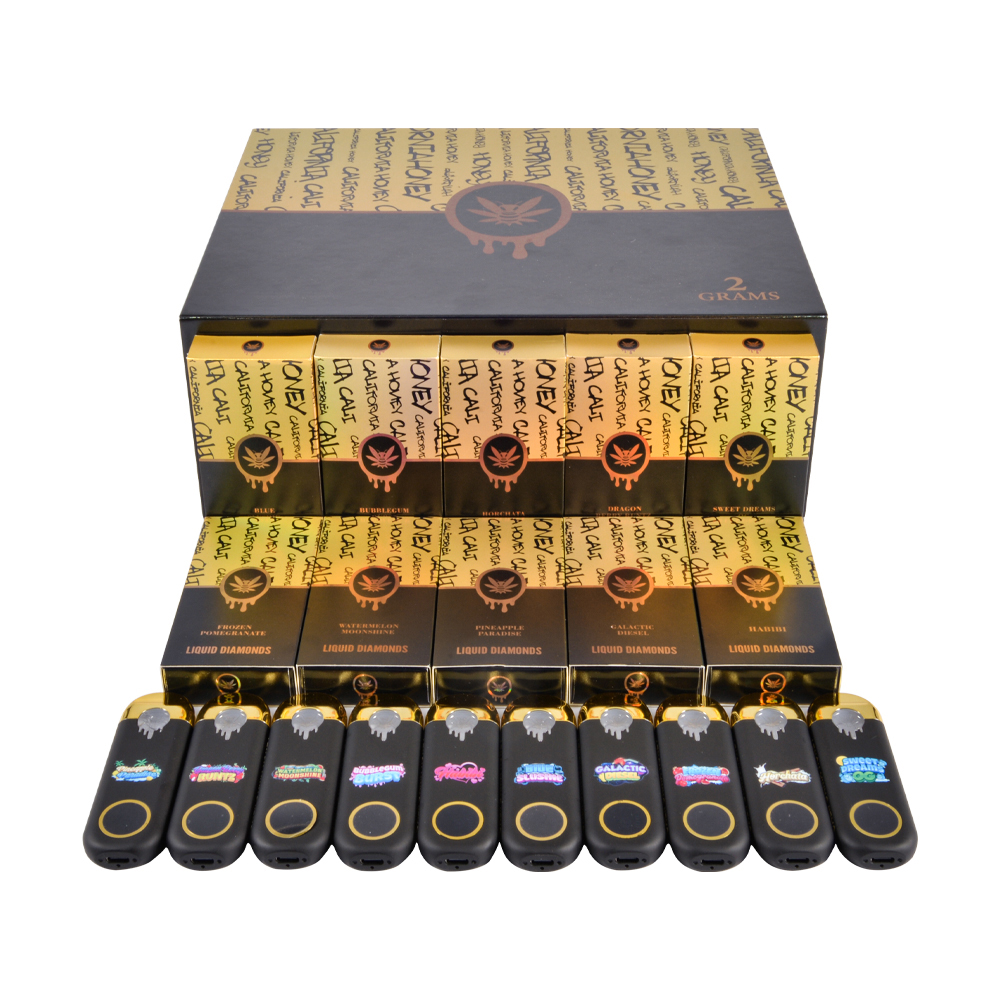 USA New California Honey 2g LED Screen Vape Dispo