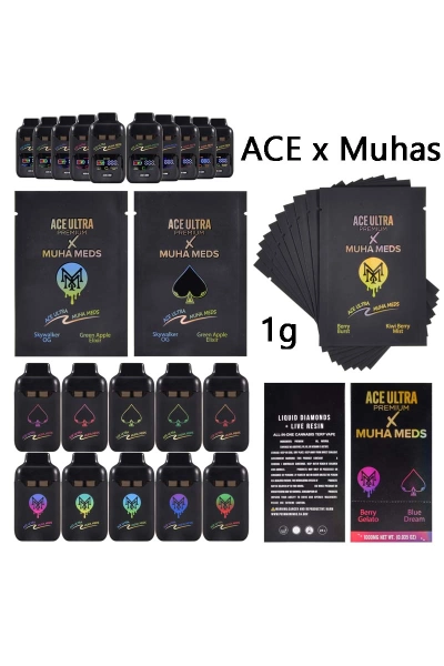 Europe Stock ACE Ultra x Muha Meds 0.5ml+0.5ml Empty Disposable 01