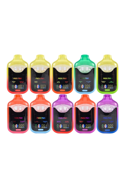 Europe Stock Pac Man 1g Dual Chamber Empty Disposable 02