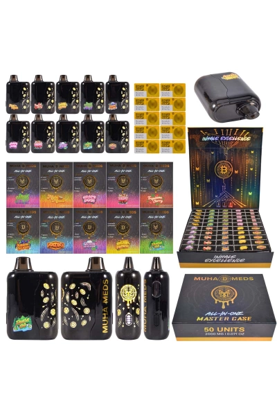 Muha Meds & BTC 2g Empty Disposable Vape With Large Screen 01