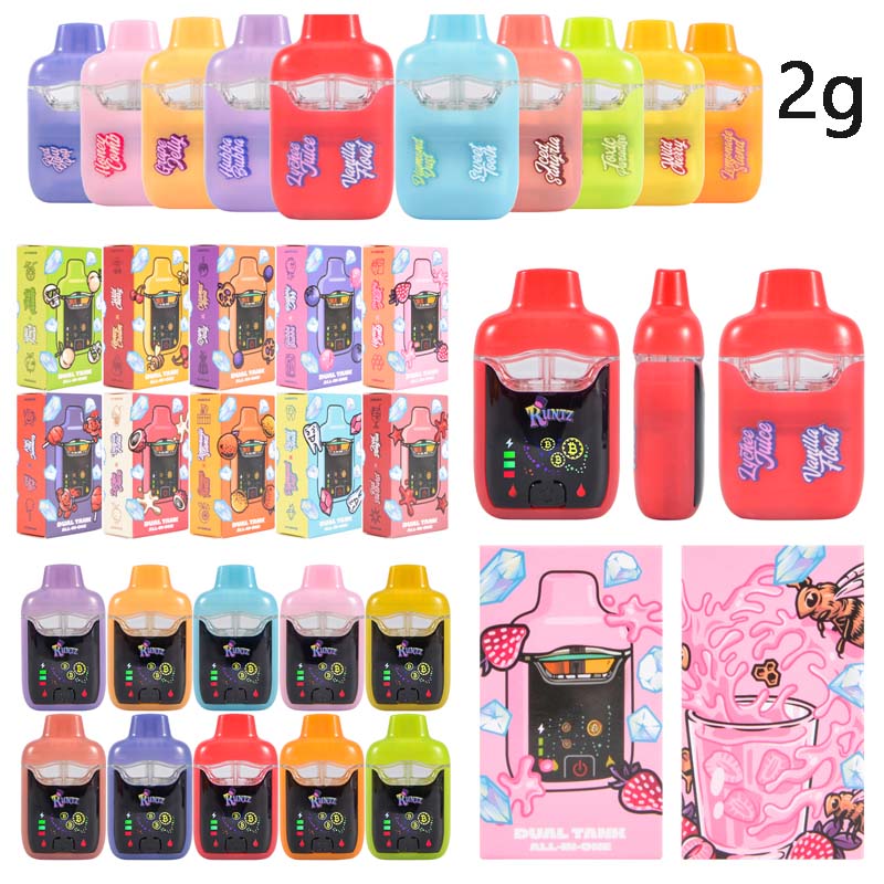 USA Runtz 2g Dual Empty Dispo Vape With LED Screen 