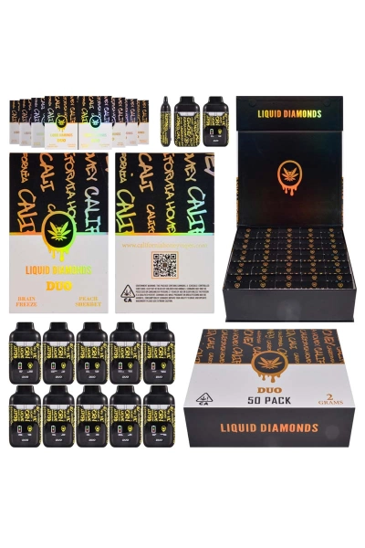 USA California Honey 1g+1g Dual Flavors Empty Vape Dispo 01