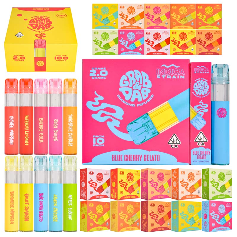 USA 2g Grab & Dab V3 Empty Disposable Vape Pens 