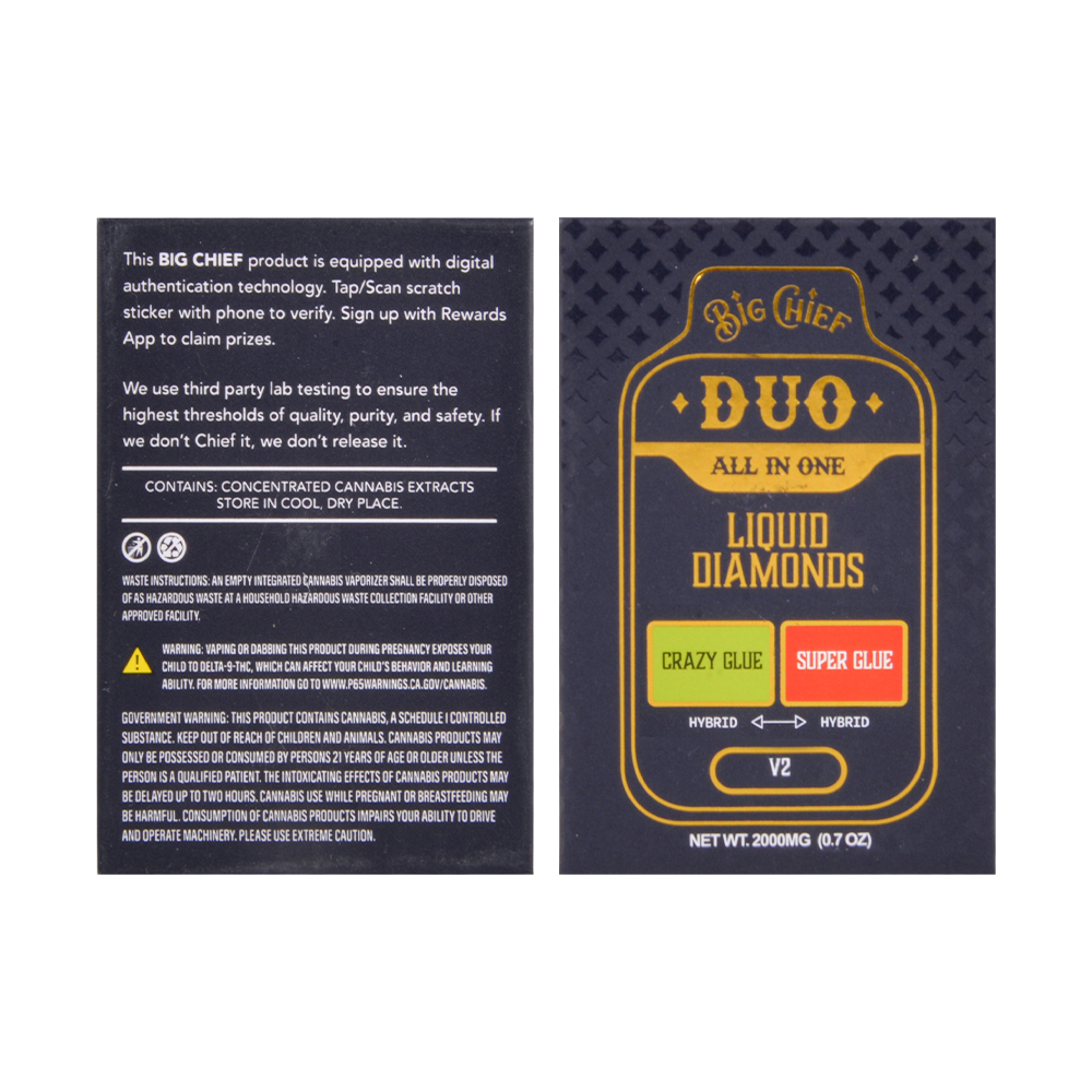 Big Chief V2 Dual Chamber 2g Empty Disposables
