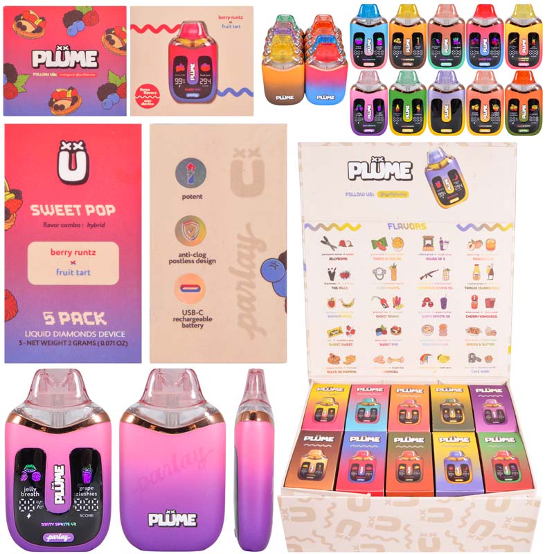 Wholesale Plume 1g+1g Empty Disposable Vape Pen