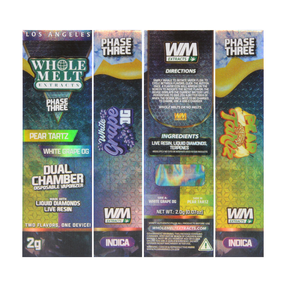 USA Whole Melt Extracts V8 2g Empty Disposable Vapes